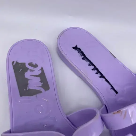 Sam Edelman Women's Bay Jelly Slide Sandal‎ Purple Size 9M - Picture 8 of 11